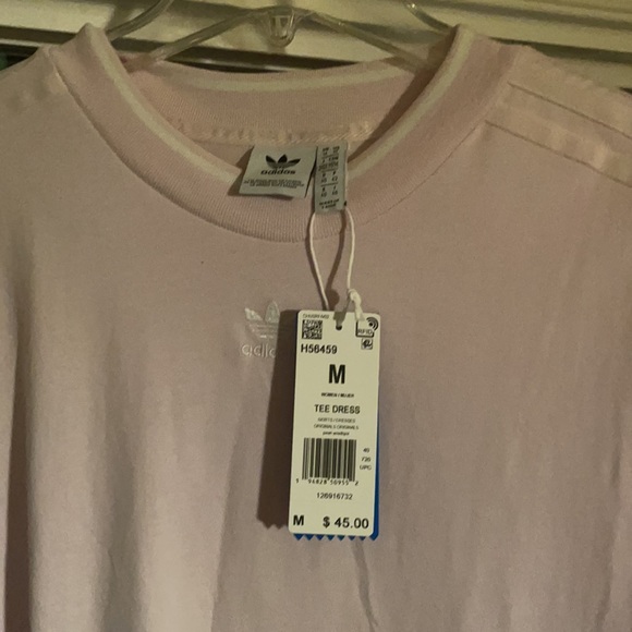 Adidas tennis tee. Subtle three stripe styling on the sleeve. - Picture 2 of 3